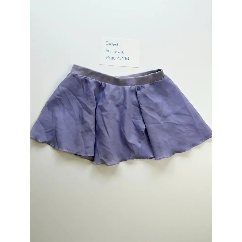 Eurotard Girls Lavender Ballet Wrap Skirt Child Small Dance